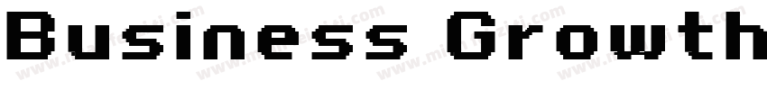 Business Growth Bold字体转换